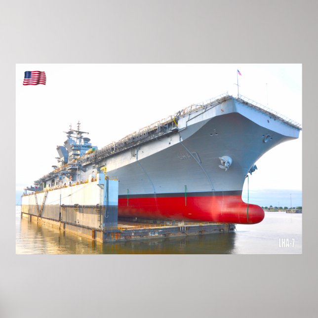 Poster DOCK SEC ! - Navires américains (Devant)