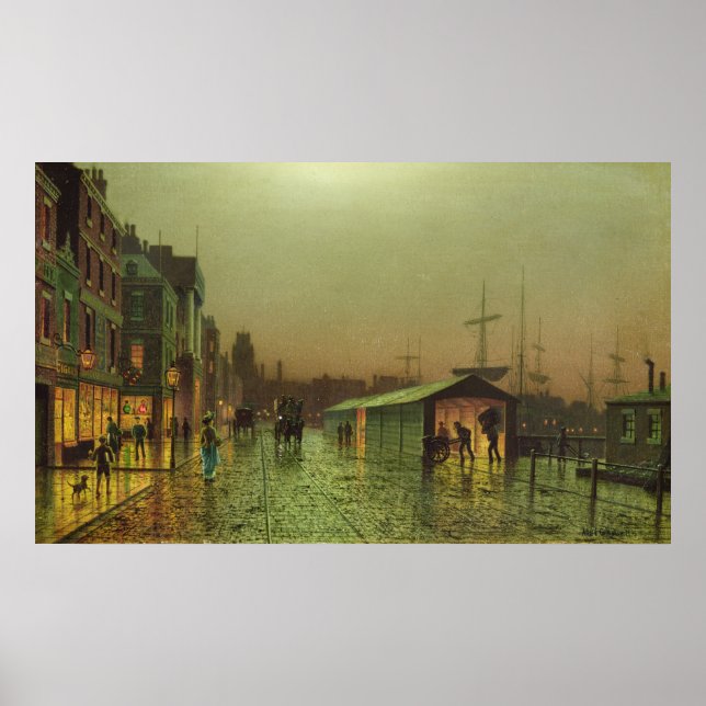 Poster Docks Liverpool (Devant)