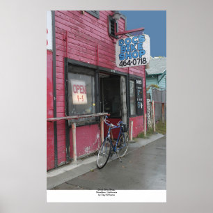 Poster Doc's Bike Shop, Stockton, California