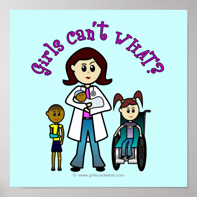 Poster Docteur lumière fille (Devant)