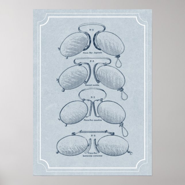 Poster Docteur oculaire, Optométriste ou Bureau Opticien (Devant)