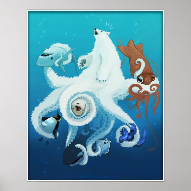 Poster d'octo-ours royal (Devant)