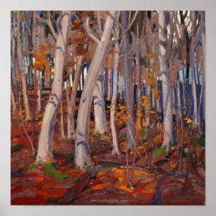 Poster d'octobre Tom Thomson