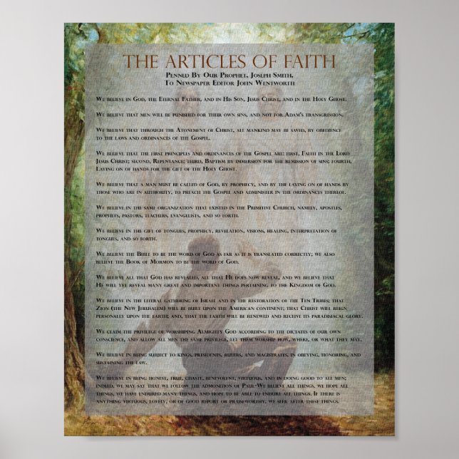 Poster Document de la série "Les articles de foi" (Devant)
