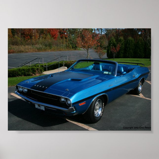 Poster Dodge Challenger 1970 R/T (Devant)