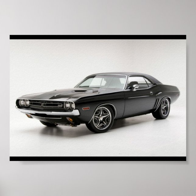 Poster Dodge Challenger RT 1971 (Devant)