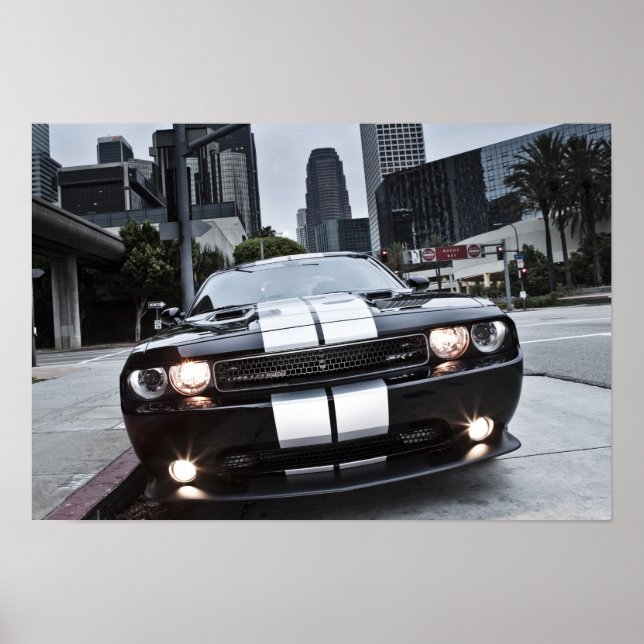 Poster Dodge Challenger SRT (Devant)
