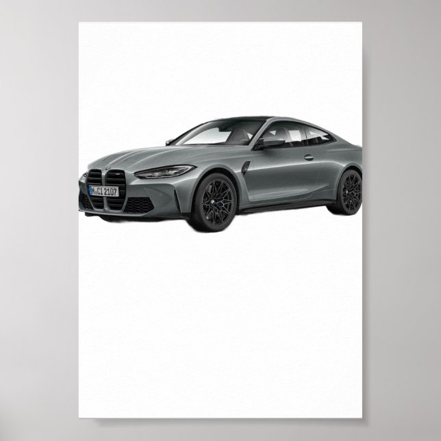 Poster  Dodge Challenger SRT American Muscle Car Performa (Devant)