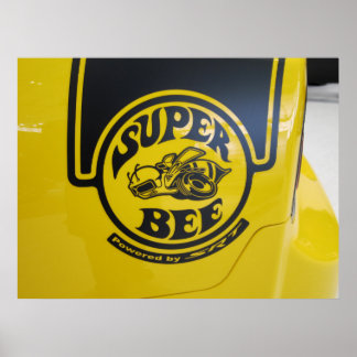 Poster Dodge Chargeur SRT Super Bee Emblem