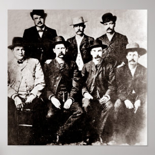 Poster Dodge City "Commission de la paix" vers 1883