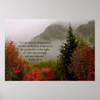 Poster Dodge Road Mist Imprimer avec couplet d'écriture