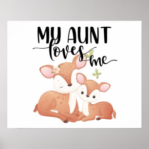 Poster Doe et Fawn Ma tante m'aime