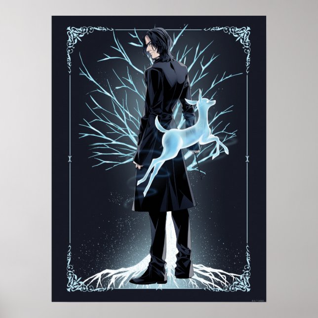 Poster Doe Patronus d'Anime Severus Snape (Devant)
