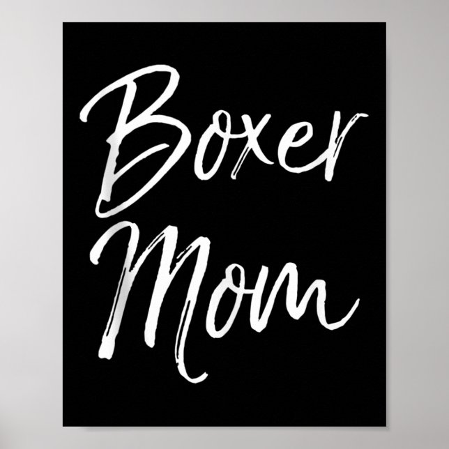 Poster Dog Mother Gift Boxing Mother's Day Quote Cute Box (Devant)