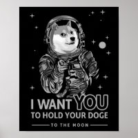 Dogecoin Doge Je Veux Que Tu Sois À La Lune Crypto