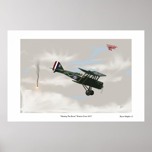 Poster Dogfight de la Première Guerre mondiale (Devant)