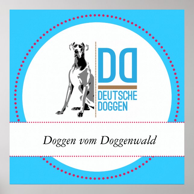 Poster Doggenposter (Devant)