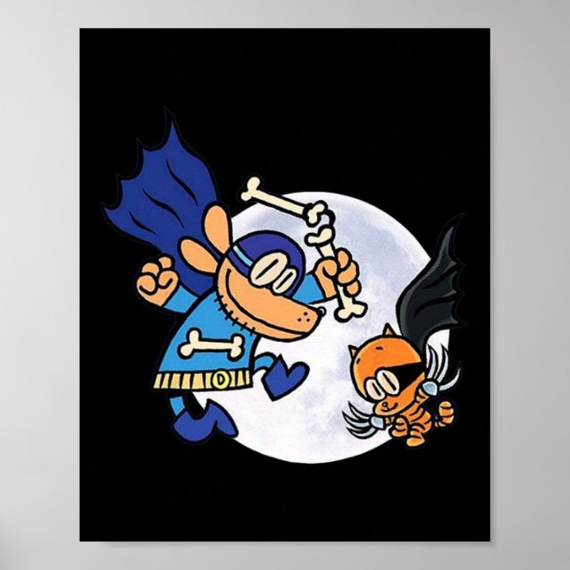 Poster Dogman Et Chat Essentiels Pour Enfant (Devant)