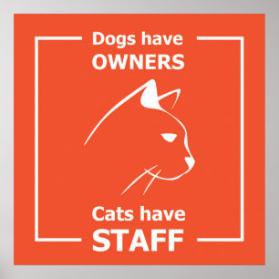 Poster Dogs have owners