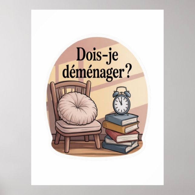 Poster Dois-je déménager ? (Devant)