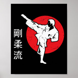 Poster Dojo Training Karate Meilleur Héritage De Ma Tradi
