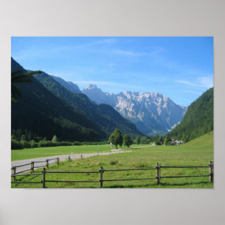 Poster Dolina de Logarska Slovénie