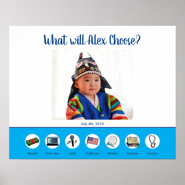 Poster Doljabi Doljanchi Dol coréen premier anniversaire (Devant)