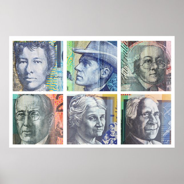 Poster dollars australiens (Devant)