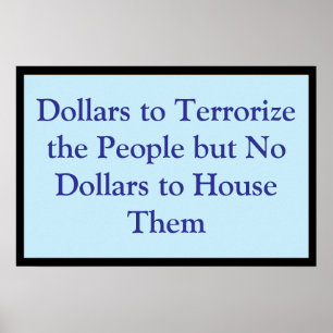 Poster Dollars pour terroriser le peuple
