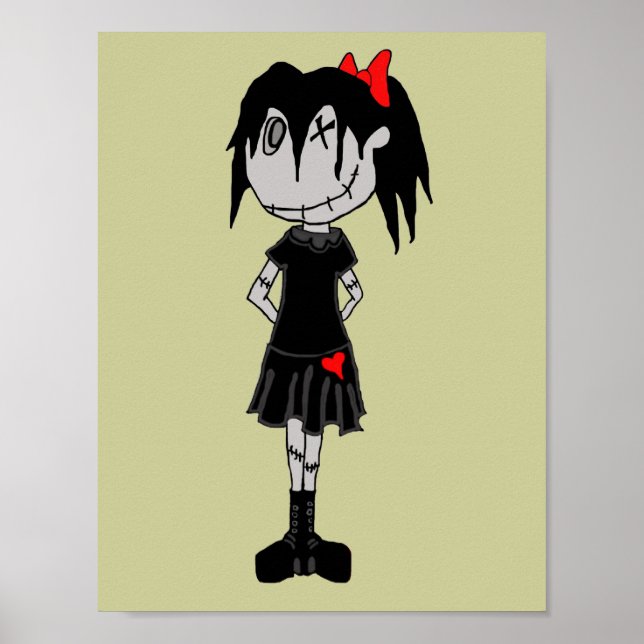 Poster Dollies VooDoo "Angel Truelove" (Devant)