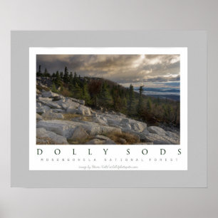Poster Dolly Sods Wilderness in West Virginia