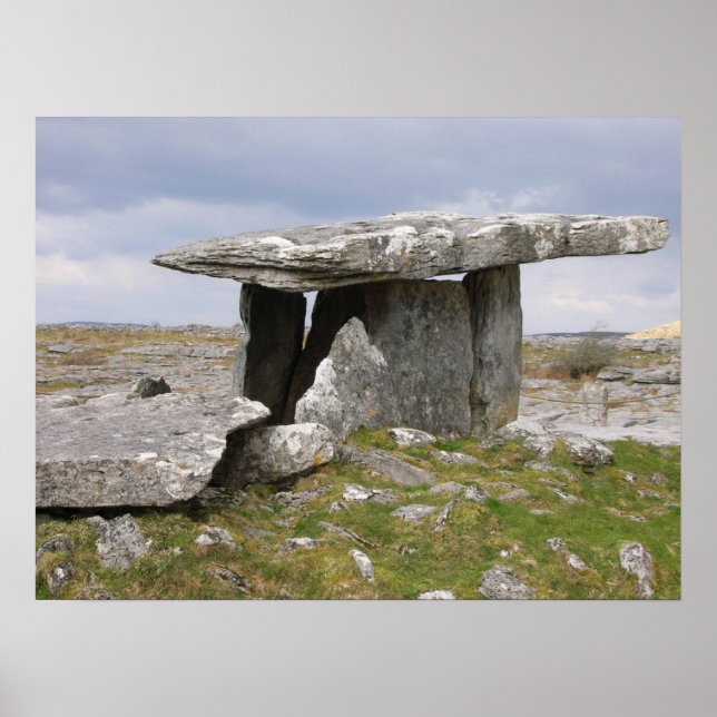 Poster dolmen de Poulnabrone (Devant)