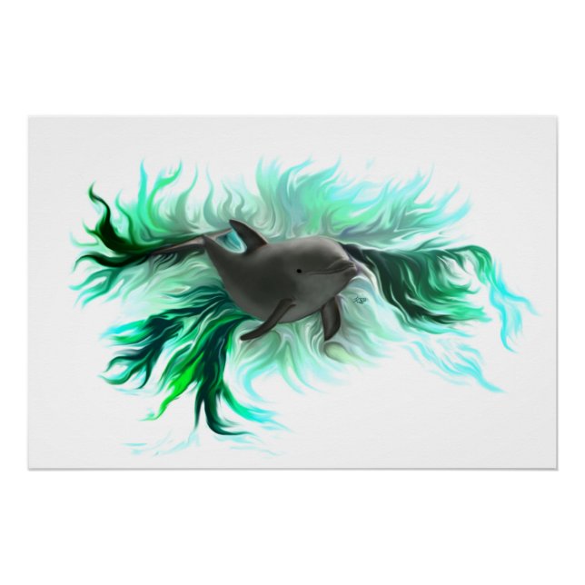 Poster Dolphin Baby (Devant)