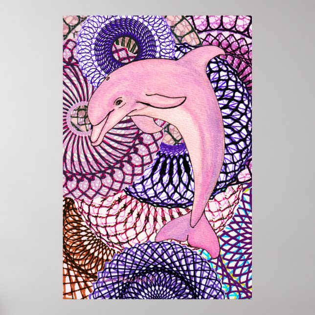 Poster Dolphin Joy (Devant)