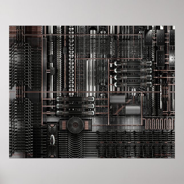 Poster Domaine cybercratique (Devant)