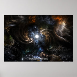 Poster Domaine Du Chaos Fractal CRTXR