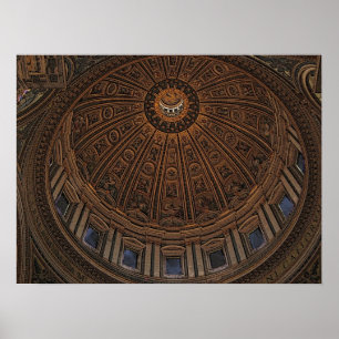 Poster Dôme au ciel en basilique de St Peter