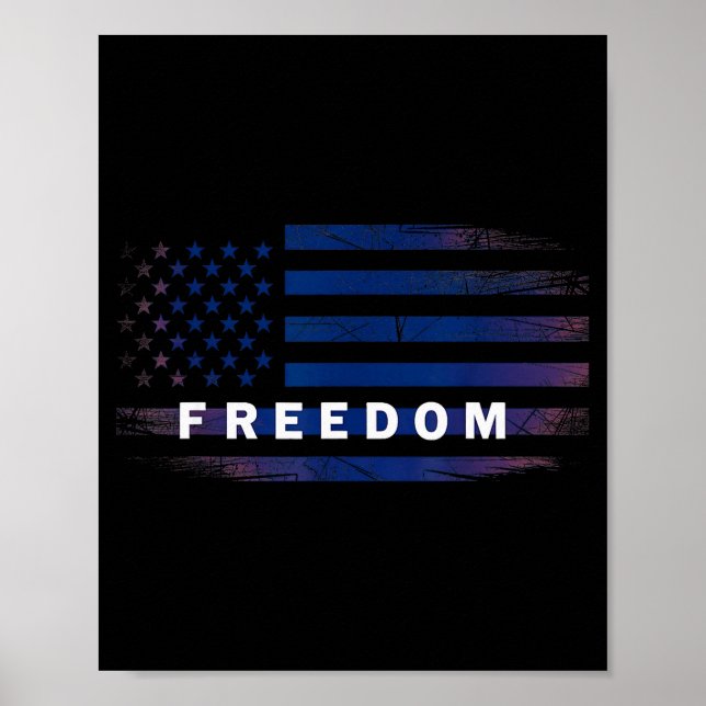 Poster Dôme de drapeau américain (Devant)