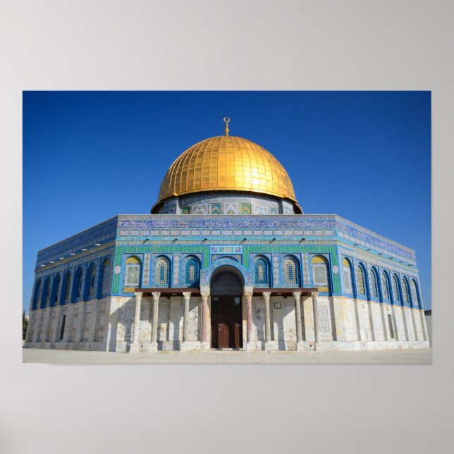 Poster Dôme du Rocher, mosquée Al-Aqsa (Devant)