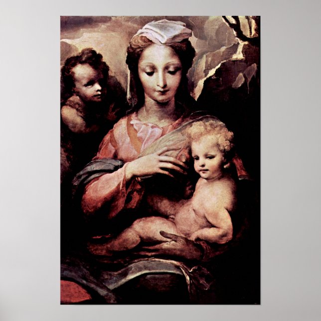Poster Domenico di Pace Beccafumi - Madonna (Devant)