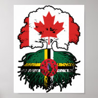 Dominique Dominique Canada Drapeau des racines d'a