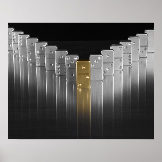 Poster Dominos d'or et d'argent (Devant)
