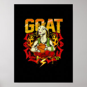 Poster Don de chèvre de basket-ball