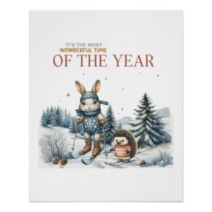 Poster Don De Noël Merveilleux Moment De L'Année
