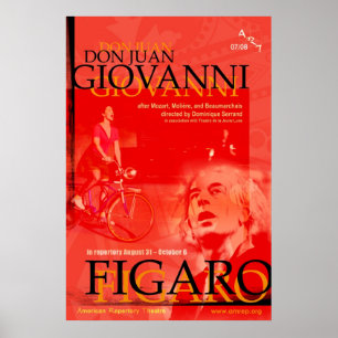 POSTER DON JUAN GIOVANNI ET FIGARO