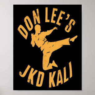 Poster Don Lee Jeet Kune Do Jkd Arts martiaux mixtes