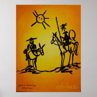Poster Don Quichotte de Picaso