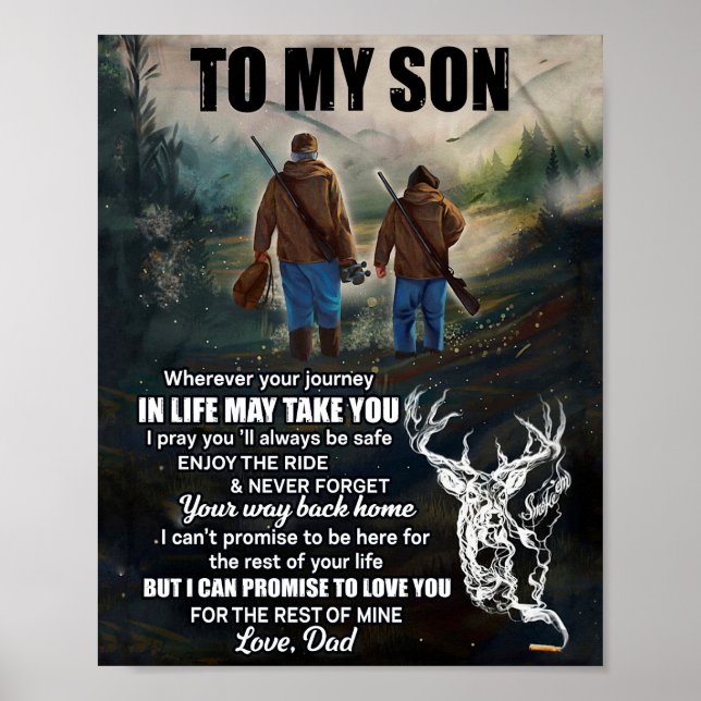 Poster Don Son | Lettre À Mon Fils Amour De Papa (Devant)