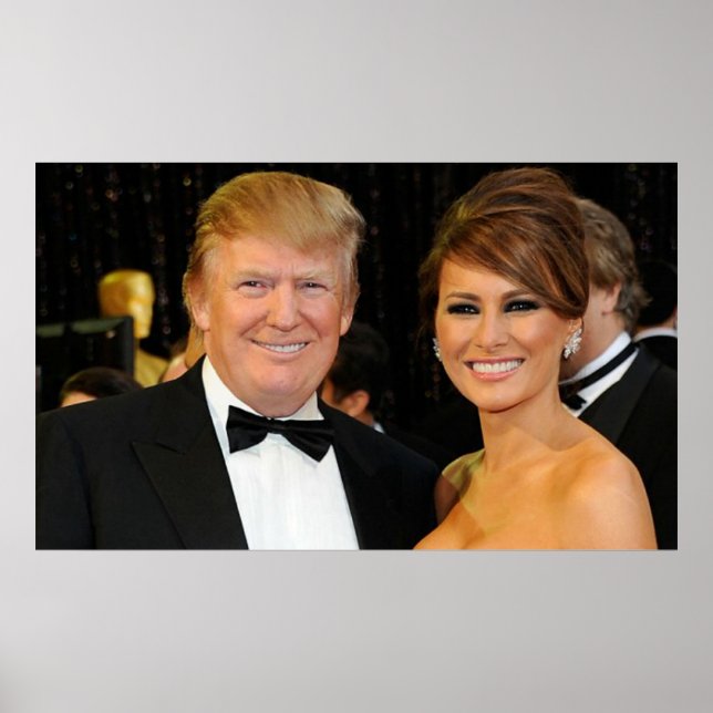 POSTER DONALD & MELANIA TRUMP (Devant)