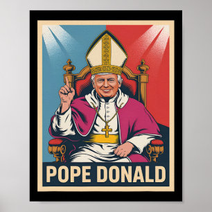 Poster Donald Pape Trump Pape Donald Trump Politique